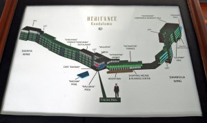 ヘリタンス カンダラマ館内地図（スリランカ）／Heritance Kandarala map（Sri Lanka）